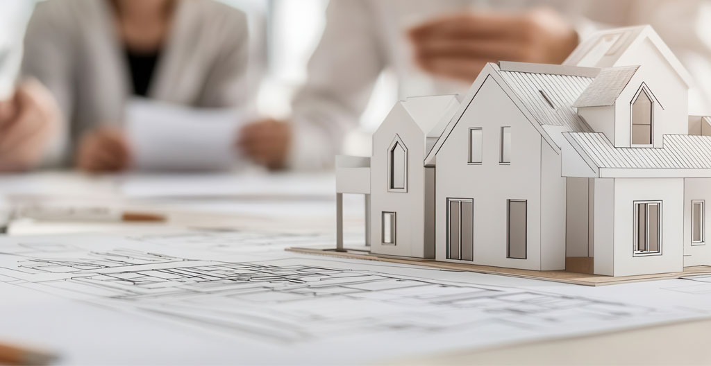 Infographie des étapes d'une extension : plans, permis, travaux.